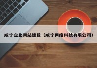 咸宁企业网站建设（咸宁网络科技有限公司）