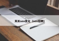 天长seo优化（seo招聘）