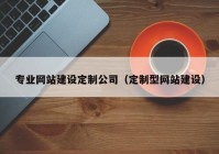 专业网站建设定制公司（定制型网站建设）