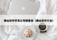 佛山软件开发公司哪里有（佛山软件行业）