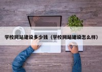 学校网站建设多少钱（学校网站建设怎么样）