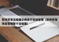 软件开发流程图示例关于班级管理（软件开发项目管理整个流程图）