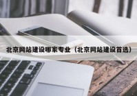 北京网站建设哪家专业（北京网站建设首选）